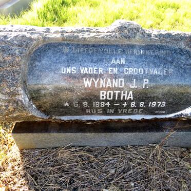 BOTHA Wynand J.P. 1884-1973