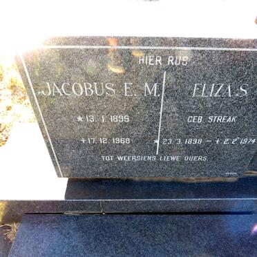 BEZUIDENHOUT Jacobus E.M. 1895-1968 & Eliza S. STREAK 1898-1974_2