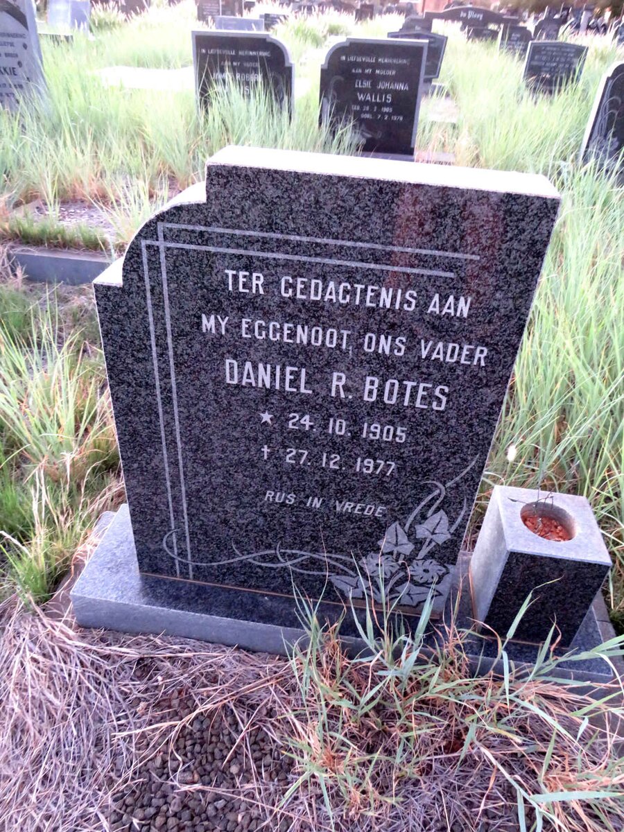 BOTES Daniel R. 1905-1977