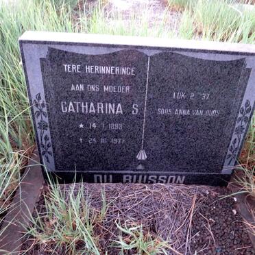 BUISSON Catharina S., du 1893-1977