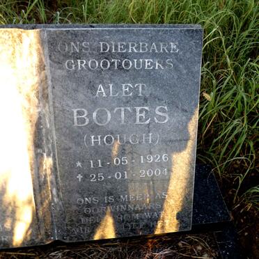 BOTES Willem Marthinus 1919-2001 & Alet HOUGH 1926-2004_2