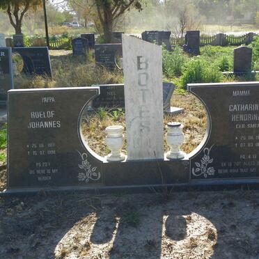 BOTES Roelof Johannes 1917-1998 &amp; Catharina Hendrina SMIT 1925-1999