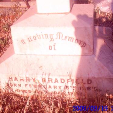 BRADFIELD Harry 1869-1895