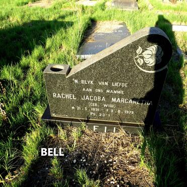 BELL Rachel Jacoba Margaretha nee WIID 1891-1978