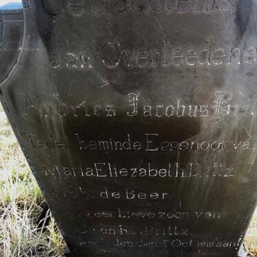 BRITTZ Andries Jacobus -1918
