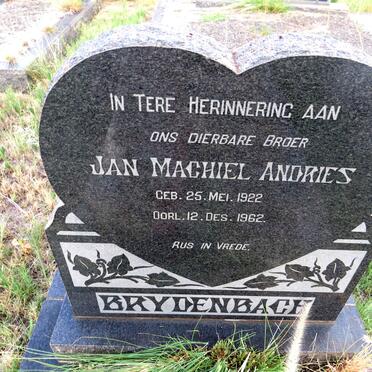 BRYDENBACH Jan Machiel Andries 1922-1962