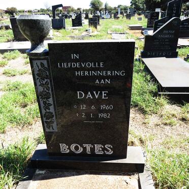 BOTES Dave 1960-1982
