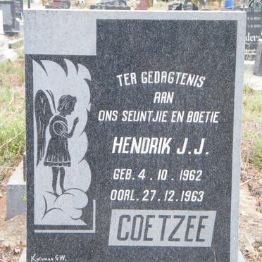 COETZEE Hendrik J.J. 1962-1963