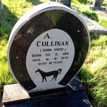 CULLINAN A. nee HUGO 1910-1973