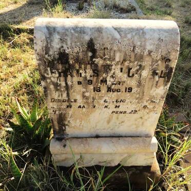 CLOETE Johannes ? 18??-1921