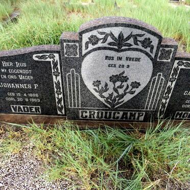 CROUCAMP Johannes P. 1898-1963 & Catharina M. 1902-1997