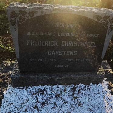 CARSTENS Frederick Christoffel 1925-1981