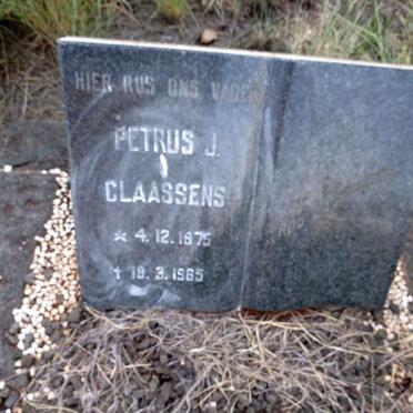 CLAASSENS Petrus J. 1875-1965