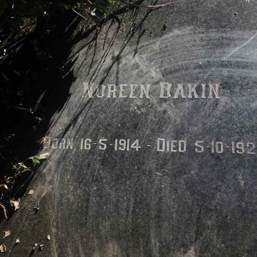 DAKIN Noreen 1914-1927