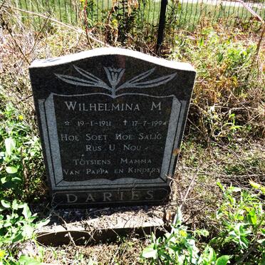 DARIES Wilhelmina M. 1911-1994