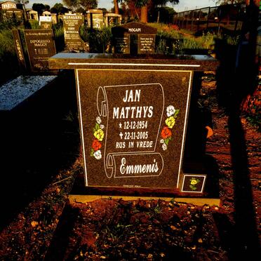 EMMENIS Jan Matthys 1954-2005