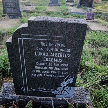 ERASMUS Lukas Albertus 1938-1956