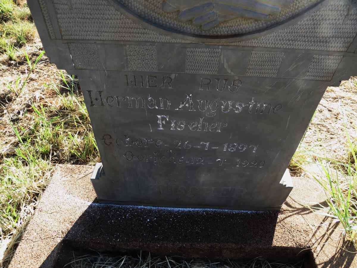 FISCHER Herman Augustine 1897-1920