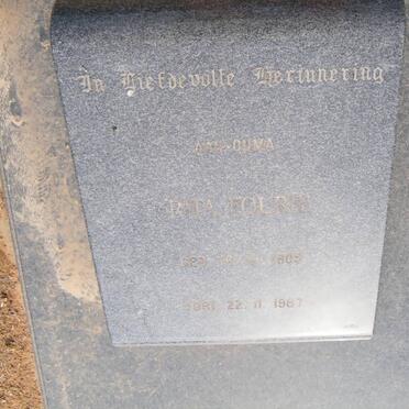 FOURIE Rita 1905-1987