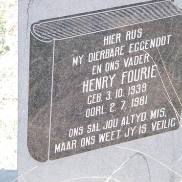 FOURIE Henry 1939-1981