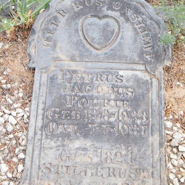FOURIE Petrus Jacobus 1933-1937