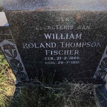 FISCHER William Roland Thompson 1865-1951