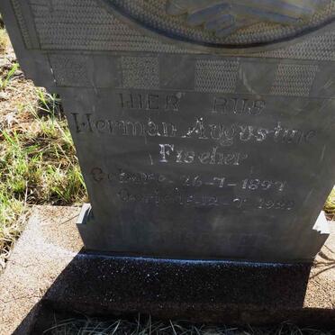 FISCHER Herman Augustine 1897-1920