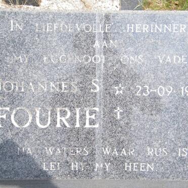 FOURIE Johannes S. 1958-