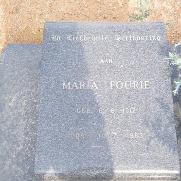 FOURIE Maria 1912-1983