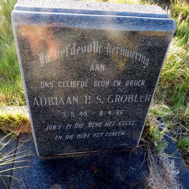 GROBLER Adriaan P.S. 1945-1966