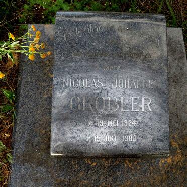 GROBLER Nicolas Johannes 1924-1980