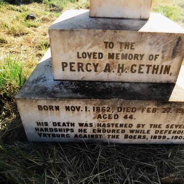 GETHIN Percy A.H. 1862-1907