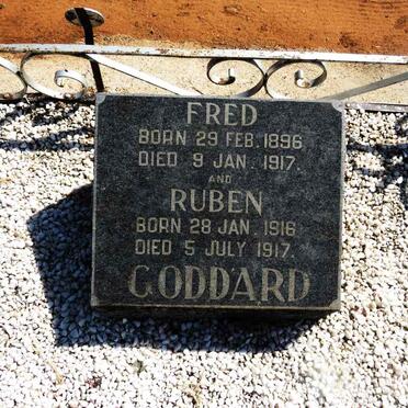 GODDARD Fred 1896-1917 :: GODDARD Ruben 1916-1917