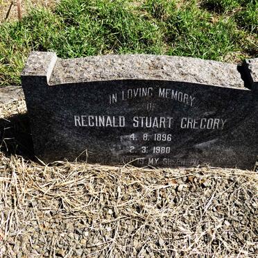 GREGORY Reginald Stuart 1896-1980