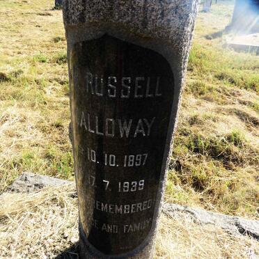 GALLOWAY W. Russell 1897-1939