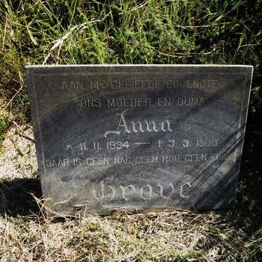 GROVE Anna 1934-1988