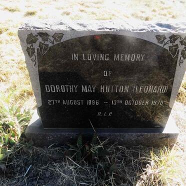 HUTTON Dorothy May nee LEONARD 1896-1970