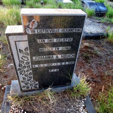 HOUGH Johanna A. 1901-1990