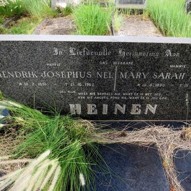 HEINEN Hendrik Josephus Nel 1891-1962 & Mary Sarah DAVIS 1890-1969