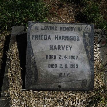 HARVEY Frieda Harrison 1907-1989