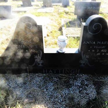 HATTINGH Dirk Johannes 1931-  & Anna Maria VISAGIE 1933-1986