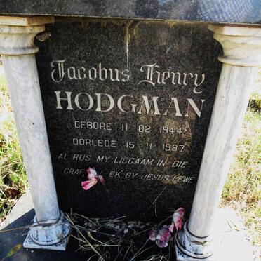 HODGMAN Jacobus Henry 1944-1987