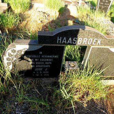 HAASBROEK Joof J. 1898-1978