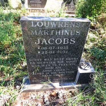 JACOBS Louwrens Marthinus 1935-2004