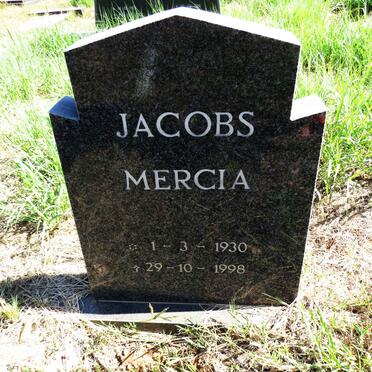 JACOBS Mercia 1930-1998