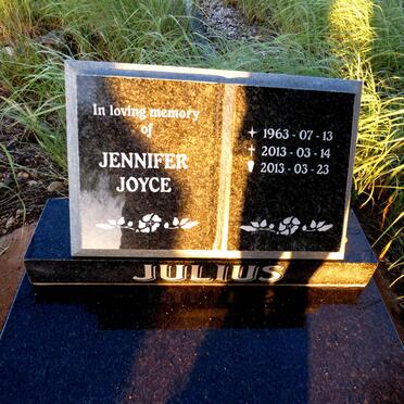 JULIUS Jennifer Joyce 1963-2013