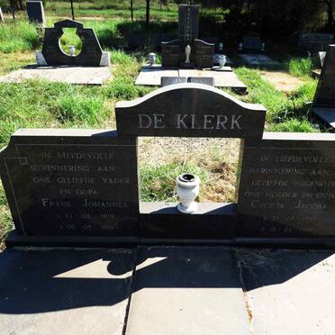 KLERK Frans Johannes, de 1919-1991 & Cecilia Jacoba 1917-1989_1
