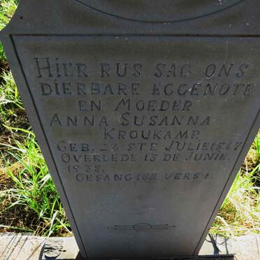 KROUKAMP Anna Susanna 1867-1938