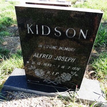 KIDSON Alfred Joseph 1893-1976