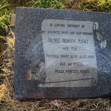 KENT Olive North nee ROE -1952